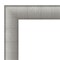 Amanti Art Non-Beveled Wall Mirror, Elegant Brushed Bronze Frame